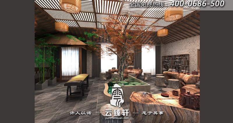 有品味茶莊設(shè)計(jì)效果圖